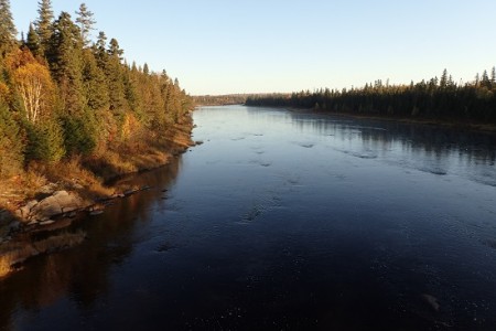 This photo was taken on Upper St. John River in Maine. (Credit: Mark Berry)