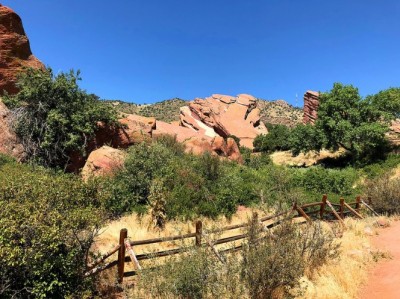 Red rocks at a Colorado Park