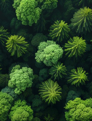 image of tree tops